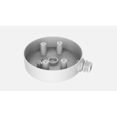 Doza conexiuni pentru camere ptz 4 inch hikvision ds-1280zj-sd11, material aliaj de aluminiu, dimensiuni: Φ157.7 mm × 39.7 mm, greutate: 450 g