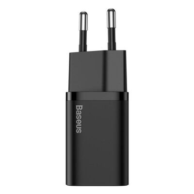 Incarcator baseus super si, quick charge 25w, 1 x usb type-c 5v/3a, negru