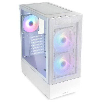 Carcasa pc lian li lancool 205 mesh c mid-tower white, atx
