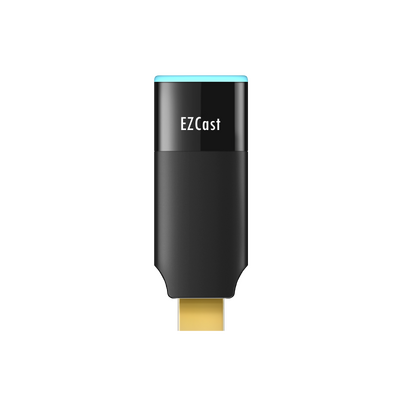 Dongle aopen ezcast 2, wireless plug&play display receiver with external antenna, wifi dual band 2.4g/5g 802.11ac, 3840x2160@30p, hdmi, streaming youtube, compatible with android, ios, windows, macos, dlna, miracast, airplay mirroring