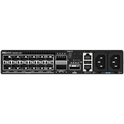 Dell emc s5212f-on switch, 12x 25gbe sfp28, 3x 100gbe qsfp28 ports, io to psu air, 2x psu, 3yr prosupport + nbd