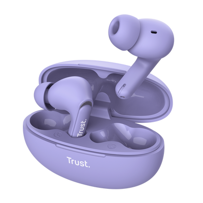 Casti trust yavi earbuds bt, frecventa raspuns 20 hz - 20.000 hz, mov