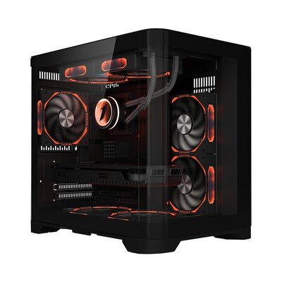 Carcasa 1stplayer uv5 cube tower argb negru