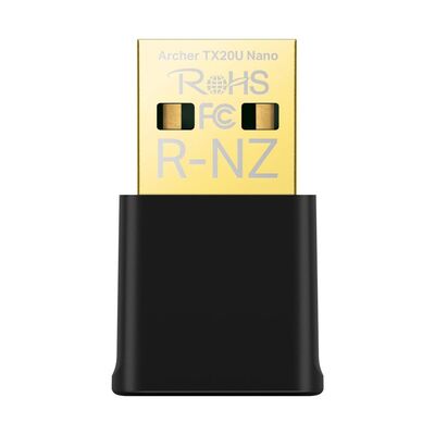 Adaptor wireless tp-link, archer tx20 nano, ax1800, 1 x antena interna, dual-band 5ghz, 2.4 ghz, dimensiuni: 84 × 156.3 × 19.2 mm, securitate wireless: wep, wpa/wpa2/wpa3, wpa-psk/wpa2-psk