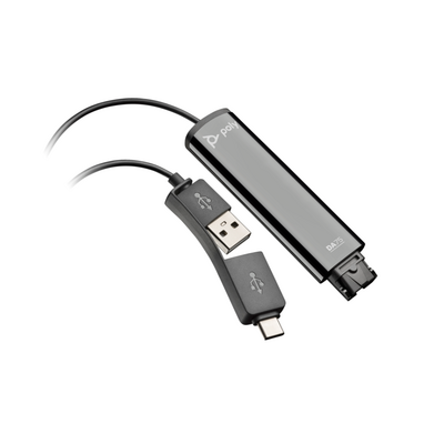 Poly da75 usb to qd black adapter taa