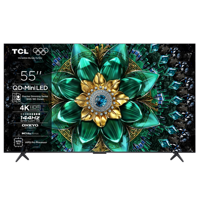 Televizor tcl mini led 55q6c, 138 cm, smart google tv, 4k ultra hd, (model 2025)