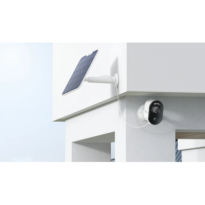 Camera de supraveghere reolink argus series b310 with solar panel senzor: 1/2.7" cmos rezolutie video: 3 megapixeli (2304x1296 pixeli) cadre/secunda: 15 fps lentila fixa:4mm diafragma: f2.0 unghi de vizualizare: orizontal: 88°/vertical: 50° distanta ilumi