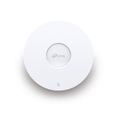 Omada  ax6000 ceiling mount dual-band wi-fi 6 access point port: 1×2.5g rj45 port speed:1148mbps at  2.4 ghz + 4804 mbps at 5 ghz feature: 802.3at poe+ and 12v dc (power adapter is not included), 4 ×internal antennas, mu-mimo, 160mhz supported, seamless r