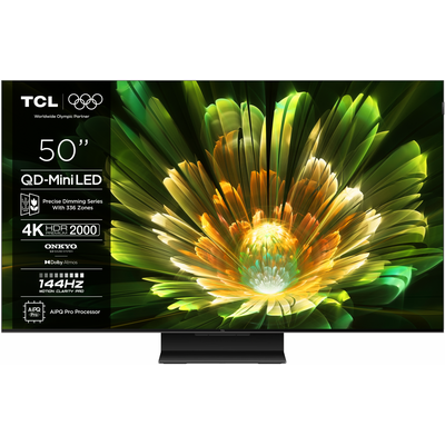 Televizor tcl mini led 50q7c, 126 cm, smart google tv, 4k ultra hd, (model 2025)