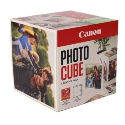 Canon pp-201 13x13cm photo cube wh/or, 40 coli, 1 x rama foto.