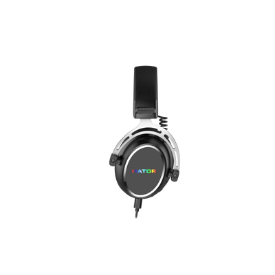 Casti gaming cu fir hator hypergang 3 usb, conectivitate usb type-c / usb type-amaterial membrana compozit, conexiune catre hator synchub™, virtual 7.1 surround sound, logo iluminat rgb, apeluri prin bt in gaming mode, frecventa raspuns 10hz-44khz, impend