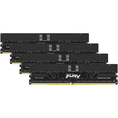 Memorie ram kingston fury renegade pro ecc 128gb ddr5 6400mhz cl32 quad channel