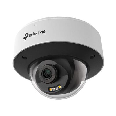 "vigi 4mp full-color dome network camera spec: 4mp, 2.8mm fixed lens, 1/2.7" progressive scan cmos, h.265 +/h.265/h.264+/h.264, ir&white led, 25fps/30fps (2560 × 1440), ip67, ik10, poe/dc 12v,120db wdr, built-in mic/speaker, micro-sd slot (up to 512gb) fe