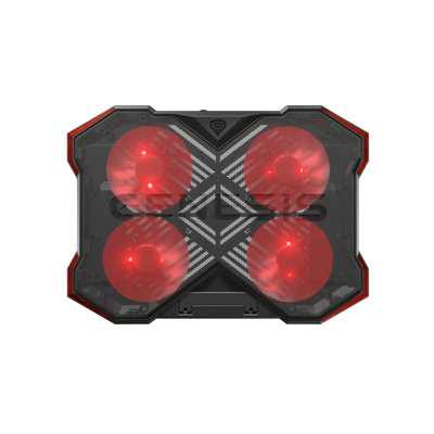 Stand/cooler laptop genesis oxid 260 , 4 ventilatoare 130 mm, material metal + abs, viteza de rotatie 850 - 1010 rpm, hub usb incorporat, dimensiuni 420 x 303 x 35 mm
