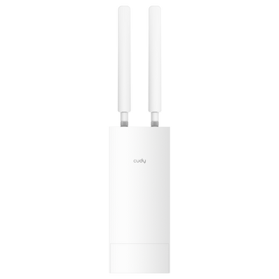 Cudy outdoor 4g lte ac1200 wifi router, cat.4, 300mbps +  867mbps wi-fi, build-in 4g lte modem, lightning protection, ip65 waterproof, 10/100m rj45, 2 x detachable 4g antennas, 24v passive poe adapter included, cudy mesh support, zerotier/wireguard/openvp