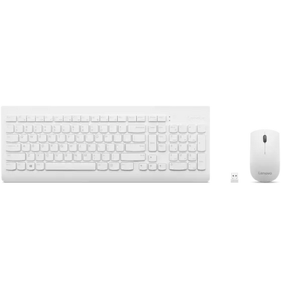 Kit tastatura si mouse lenovo 510, us layout, alb