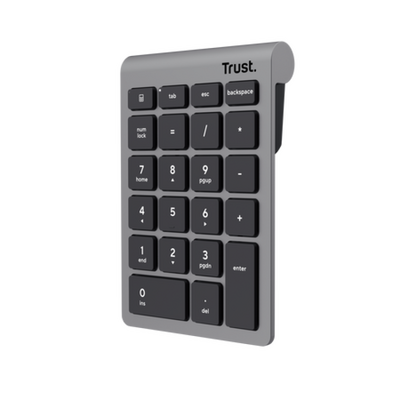 Tastatura trust numerica wireless xalax , numar taste 22,  gri