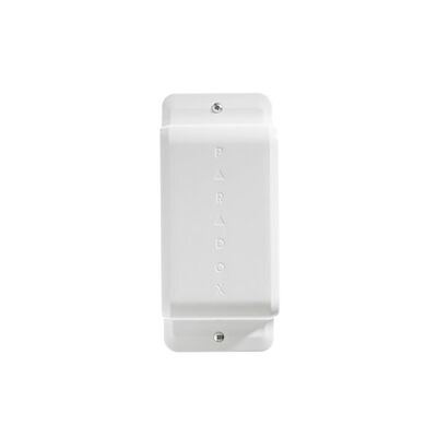 Detector digital cu vedere laterală, paradox nv780mx, și 4 senzori duali cu anti-mascare și imunitate la animale - seria envy; modelul încorporează 2 detectoare ir pasive, dispuse la 180°, cu câte 2 elemente de detecție (total 8 raze înguste); nv780mx - f