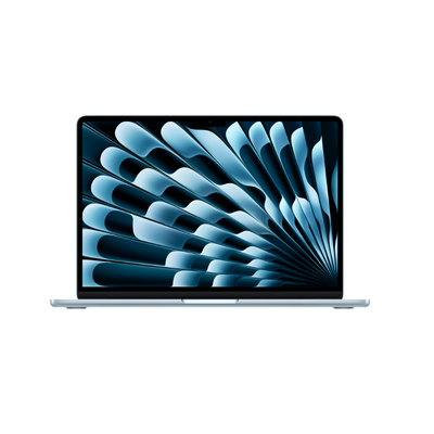 Macbook air 13.6" retina/apple m4 (cpu 10-core, gpu 10-core, neuralengine 16-core)/24gb/1tb - sky blue - int kb (2025) 35w  (cto from  mc6v4ro/a)
