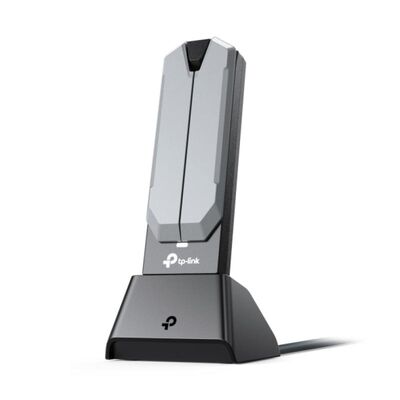 Be6500 high gain tri-band wi-fi 7 usb adapter speed: 2882 mbps at 6 ghz + 2882 mbps at 5 ghz + 688 mbps at 2.4 ghz spec: 2× high gain external antennas, usb 3.0, cradle with extension cable feature: wi-fi 7, mu-mimo, ofdma, he160, wpa3, mlo, 4k qam