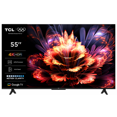 Televizor tcl led 55v6c, 139 cm, smart google tv, 4k ultra hd, (model 2025)
