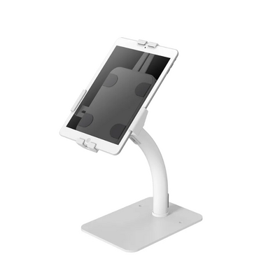 Suport de tableta neomounts by newstar ds15-625wh1, diagonala maxima 11", greutate maxima 1kg, tilt, rotate, alb