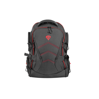 Rucsac laptop genesis pallad 550, compatibil dimensiune laptop 17.3 ", total numar buzunare 19, material polyester, capacitate 24 l, negru