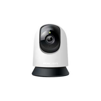 Pan/tilt home security wi-fi camera mercusys, 1/3.2'' progressive scan cmos not starlight sensor, focal length: 4 mm, rezolutie 1920 × 1080 px, 15/20/25/30 fps ( 15fps by default)