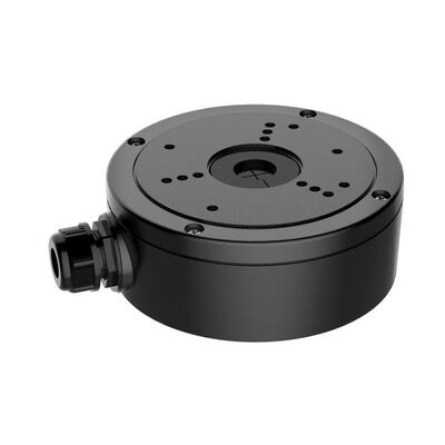 Hikvision junction box ds-1280zj-s/bk ideala pentru montarea camerelor dome/bullet si protejarea cablurilor de legaturi. confectionata din metal si poate sustine pana la 4.5 kg, culoare alba, dimensiuni :137 mm × 54 mm × 171.5 mm, greutate : 0.66kg, culoa