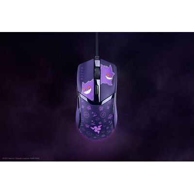 Mouse cu fir gaming razer cobra razer pokémon gengar edition, rezolutie 8500 dpi, 6 butoane programabile, iluminare rgb, negru