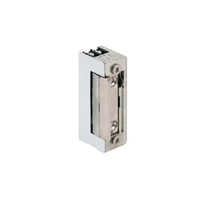 Yala electromagnetica incastrabila alimentare: 8-12 vca/cc, 700ma actionare: impuls inchisa fara alimentare (fail secure) alte caracteristici: memorie mecanica, limba ajustabila, simetrica, reversibila, buton de deblocare tempertatura:  -15°c ~ 40°c dimen