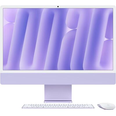 Apple imac 24" retina 4.5k/ apple m4 (cpu 10-core, gpu 10-core, neural engine16-core)/32gb/512gb - purple - int kb (2024)