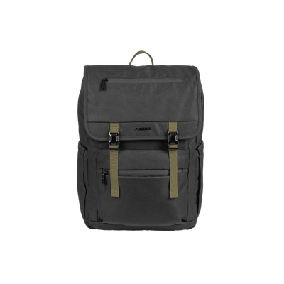 Rucsac laptop natec niala hunter, compatibilitate dimensiune laptop 15.6", 4 compartimente, capacitate 18l, material 100% recycled p olyester, negru/verde
