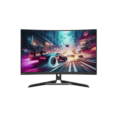 Monitor gaming 31.5-inch lenovo legion r32qc-30, led, va wled, 2560x1440, 60hz - 180hz, anti-glare, display colors 16.7 million, color gamut: 99% srgb, 90% dci-p3, curvature: 1500r, 0.5 ms (mprt) / 1 ms (level 4) / 2 ms (level 3) / 4 ms (level 2) / 6 ms (