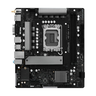 Asrock h810m-x wifi. processor manufacturer: intel, processor socket: lga 1851 (socket v1), compatible processor series: intel core ultra (series 2). supported memory types: ddr5-sdram, maximum internal memory: 128 gb, memory slots type: dimm. supported s