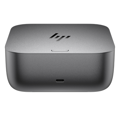 Hp dock thunderbolt 4 ultra g6 280w, porturi: 2x usb type-c (up to 15w usb power delivery)/  1x usb type-c 10gbs (usb power delivery, displayport™ 1.4)/ 1x tb4 type-c 40gbs/ 3x usb type-a 10gbs/ 2x usb type-a 5gbs/2x displayport 1.4/ 1x rj-45/ 1xhdmi 2.1,