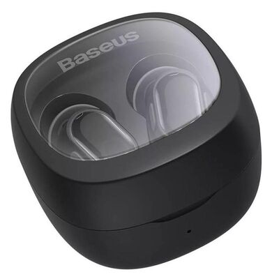 Baseus bowie wm02. product type: headset. connectivity technology: true wireless stereo (tws), bluetooth. recommended usage: calls/music. headphone frequency: 20 - 20000 hz. wireless range: 10 m. weight: 33 g. product colour: black