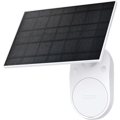 Tapo solar panel spec: 5.2v 2.5w feature: type-c charging port, non-stop power,  flexible solar installation, works with tapo battery camera, 4m charging cable(total), weatherproof (ip65)