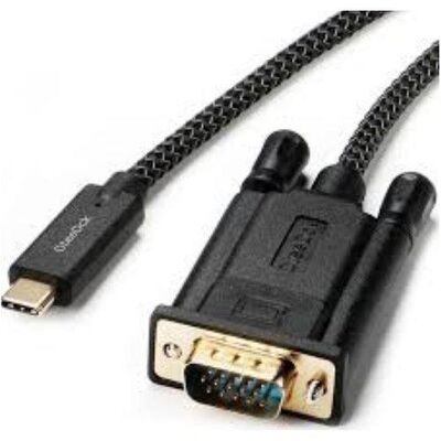 Thinkedge 130mm usb-c to vga display cable