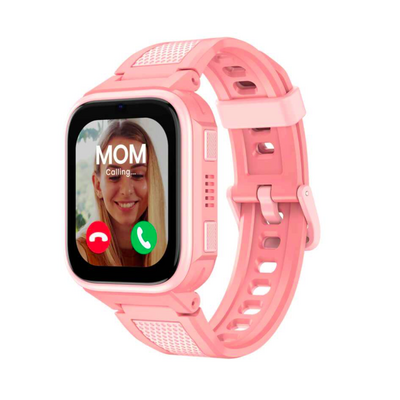 Lagenio smartwatch pentru copii cu functie telefon, k10 conexiune 4g, localizare gps, ip68, funcție sos, roz