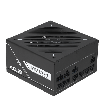 Asus prime -850g. total power: 850 w, ac input voltage: 100 - 240 v, power factor correction (pfc) type: active. motherboard power connector: 20+4 pin atx, motherboard power cable length: 60 cm, sata power cable length: 400,120 mm. purpose: pc, power supp