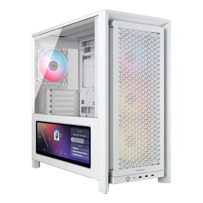 Cr case 4000d lcd rs argb premium mid-tower white