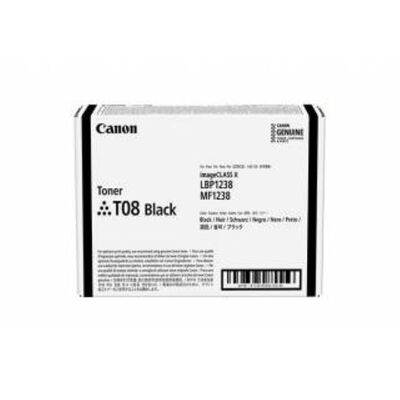 Toner canon crg-t08 black, 11k pagini, pentru i-sensys x 1238.
