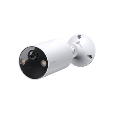 Tpl smart wire-free indoor/outdoor security camera, 1/2.8" progressive scan cmos starlight sensor, focal length: 3.17 mm, field of view: 125° (diagonal), 111°(horizontal), 56°(vertical), 2k 3mp (2304 × 1296 px), frame rate 15fps