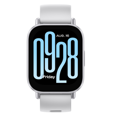 Xiaomi redmi watch 5 active. display diagonal: 5.08 cm (2"), display technology: lcd, display resolution: 320 x 385 pixels, touchscreen. battery capacity: 470 mah. weight: 42.2 g. band material: thermoplastic polyurethane (tpu), band colour: silver