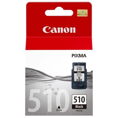 Cartus cerneala canon pg-510, black, capacitate 9ml / 220 pagini, pentru canon pixma ip2700, pixma mp230, pixma mp240, pixma mp250, pixma mp260, pixma mp270, pixma mp280, pixma mp282, pixma mp480, pixma mp490, pixma mp495, pixma mx320, pixma mx330, pixma 
