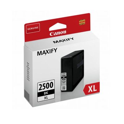 Cartus cerneala canon pgi2500xlb, black, dual resistant high density, capacitate 70.9ml / 2500 pagini,pentru canon maxify ib4050, mb5050, mb5350
