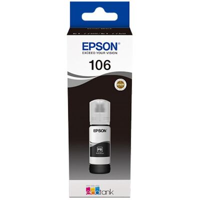 Cartus cerneala epson 106 ecotank , black, capacitate 70ml, pentru l7160, l7180.