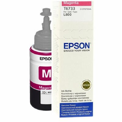 Cartus cerneala epson t6733, magenta, capacitate 70ml, pentru epson l800