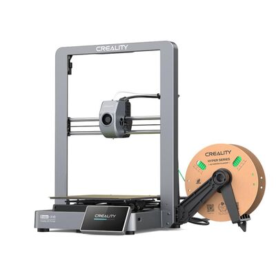 Creality ender-3 v3 3d printer, tehnologie: fdm, volum printare: 220*220*250mm, dimensiuni imprimanta: 358*374*498mm, 7.83kg, viteza printare: ≤600mm/s, acuratete: ±0.2mm, inaltime strat: 0.1-0.35mm, diametru filament: 1.75mm, transfer fisiere: usb drive 